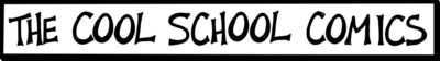 cool school comics logo