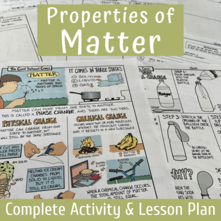 Properties of Matter Lesson Plan Cover Image