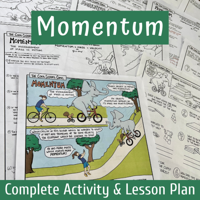 Momentum Lesson Plan Cover Image