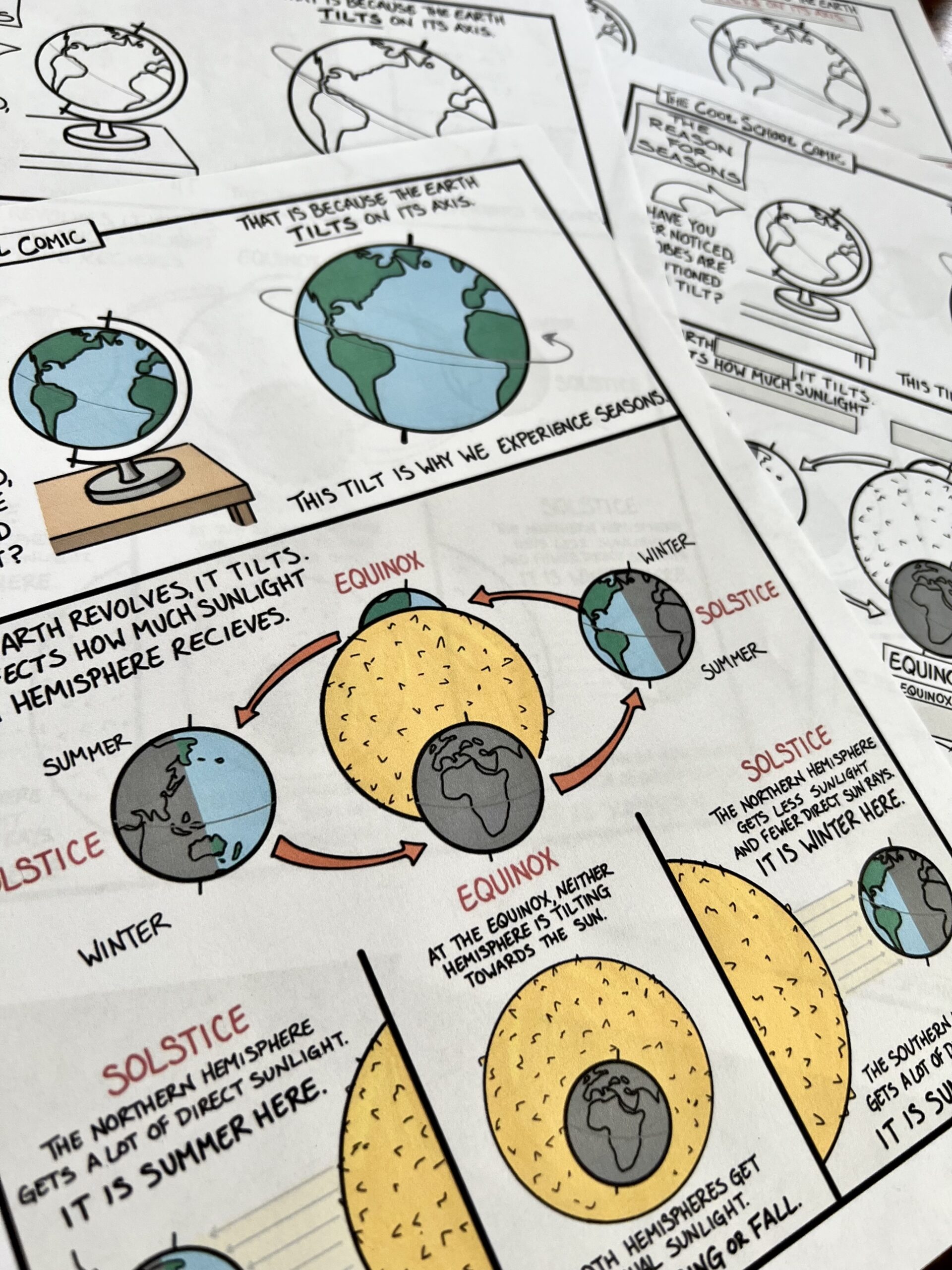 Not Just a Seasons Diagram - Cool School Comics