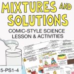Mixtures and Solutions Lesson Plan for 5th grade cover
