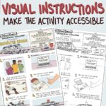 Image explaining visual instructions and showing the comics