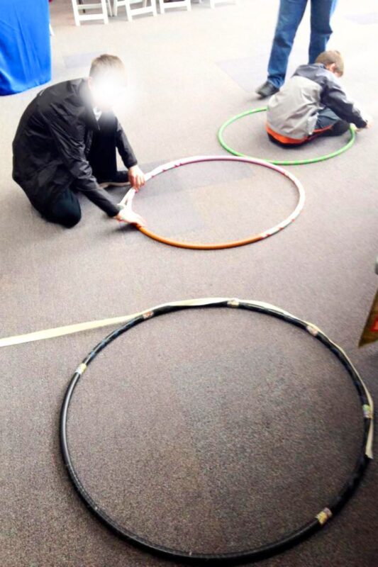 Pi Symbol Hands-on Hula Hoop Activity