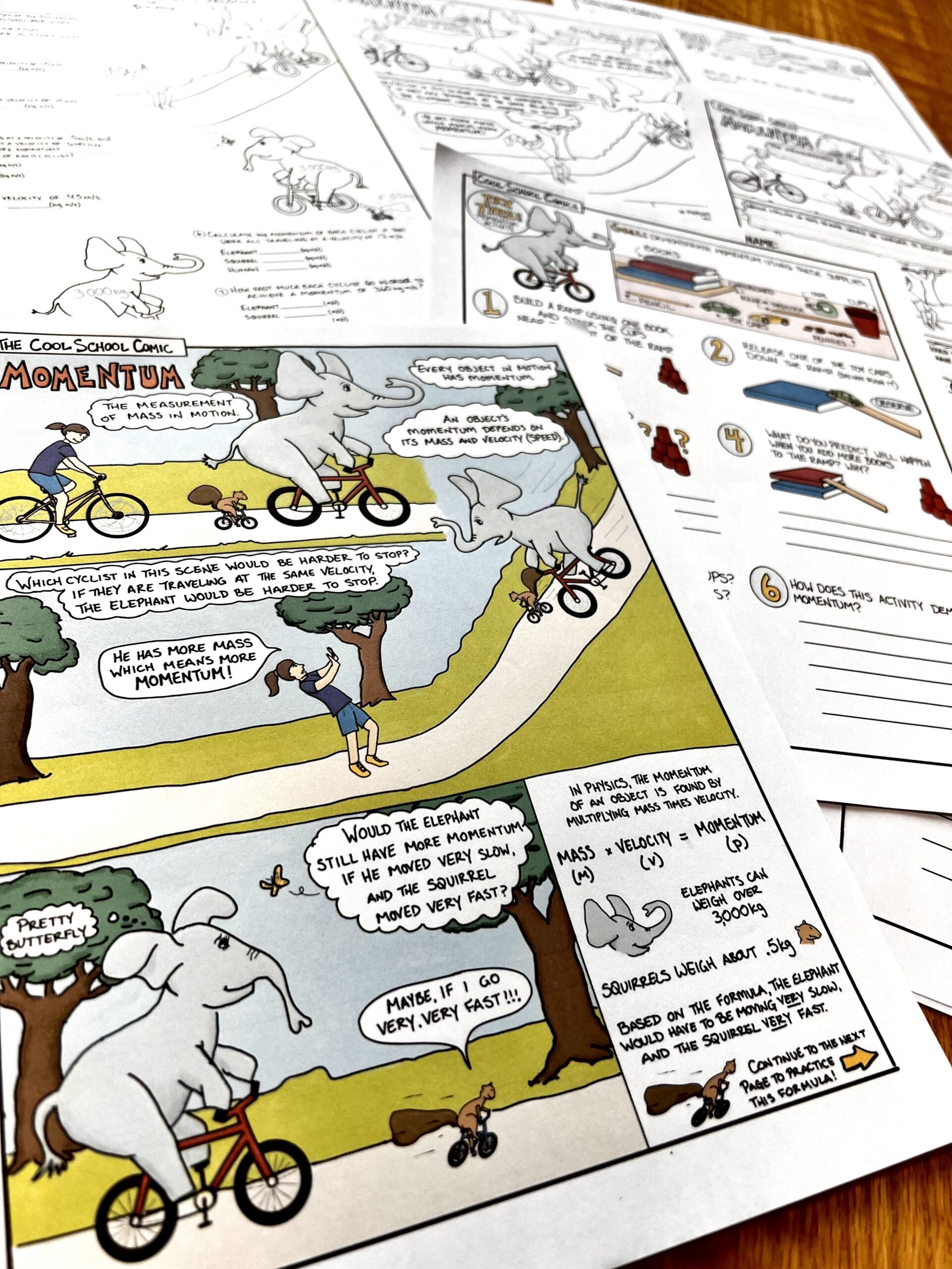 Momentum Science Comics