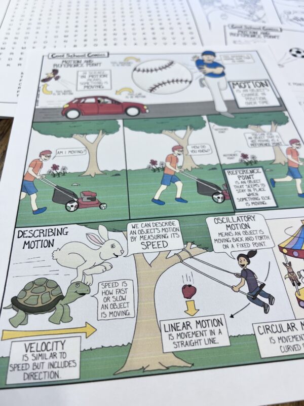 Reference Point and Describing Motion ESL Teacher Resource