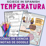 Temperatura-y-Energia-Cinetica-Science-in Spanish-ESL-ELL-MLL-COVER