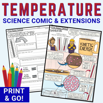 Temperature-and-Kinetic-Energy-Coloring-Pages-Heating-and-Cooling-Matter-Hot-vs-Cold-COVER